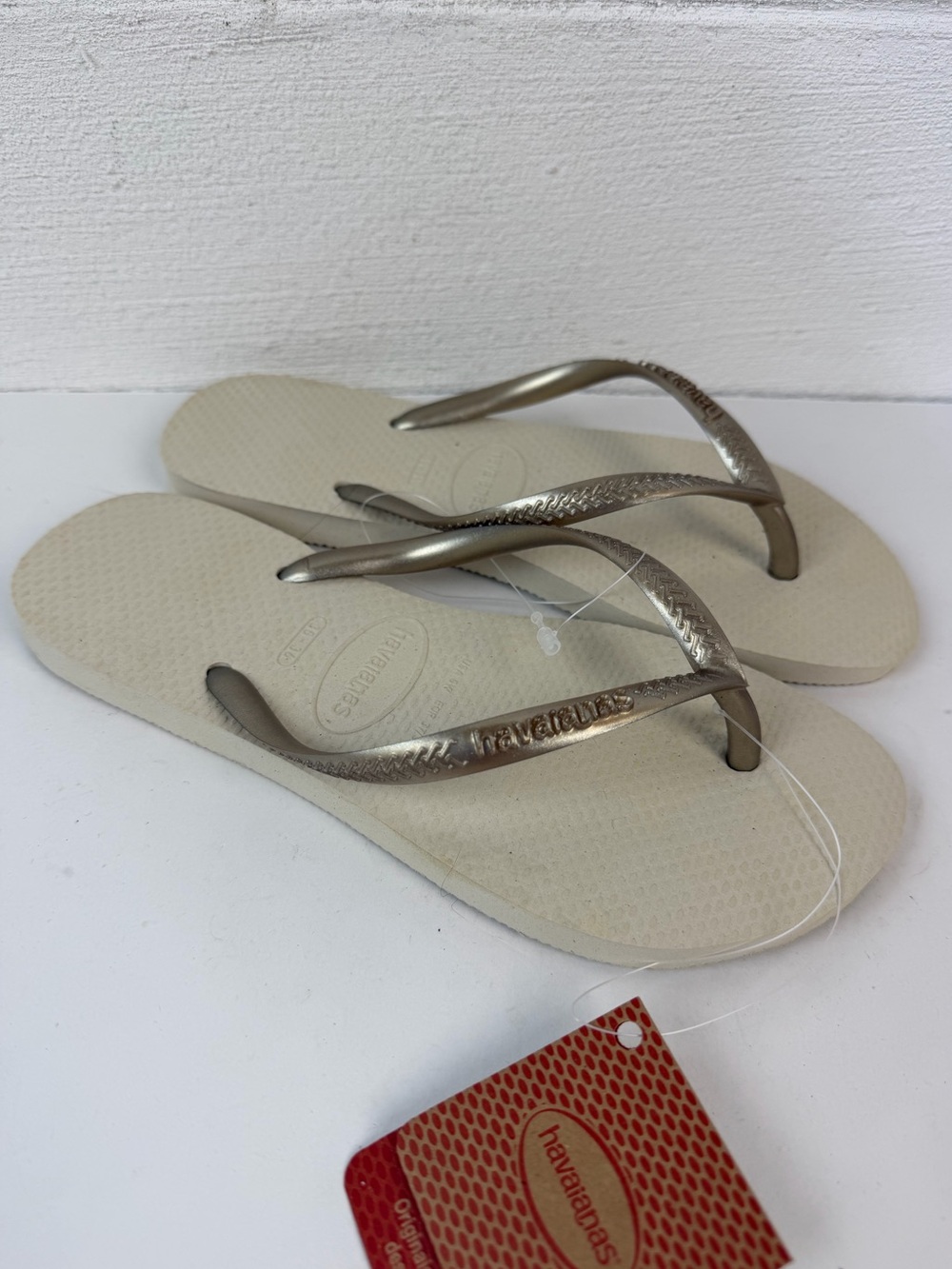 Havaianas Beige Flip Flops, 35-36
